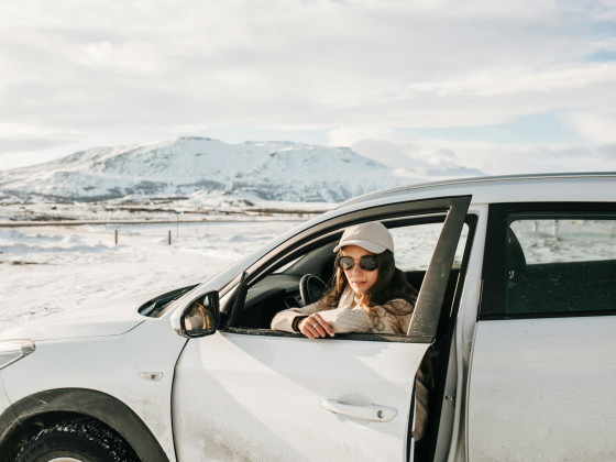 Met je leaseauto op wintersport